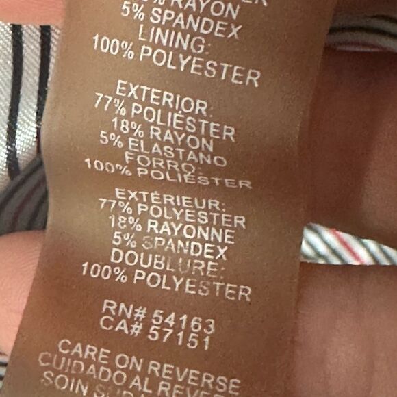 Tommy Hilfiger Women’s Jacket 10 Black Blazer One Button Lined Career Office - Picture 8 of 9